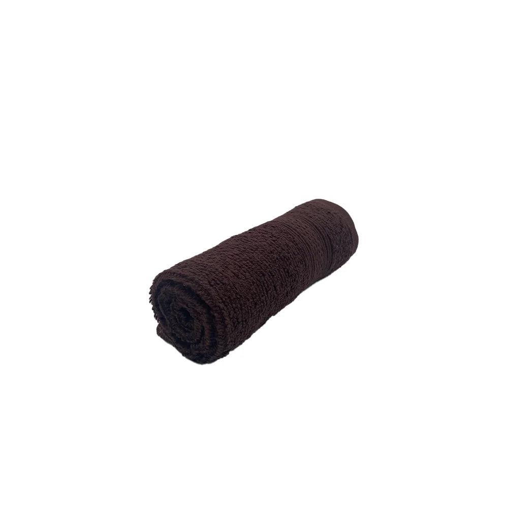 BYFT Daffodil Cotton Towel Brown Luxury - Soft, Absorbent, Quick-Dry, 500 GSM Bath Towel Set