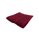 BYFT Daffodil Cotton Towel Burgundy Luxury - Soft, Absorbent, Quick-Dry, 500 GSM Bath Towel Set