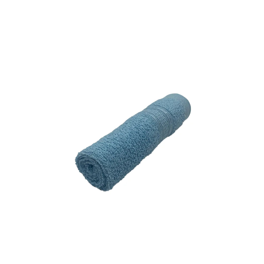 BYFT Daffodil Cotton Towel Light Blue Luxury - Soft, Absorbent, Quick-Dry, 500 GSM Bath Towel Set