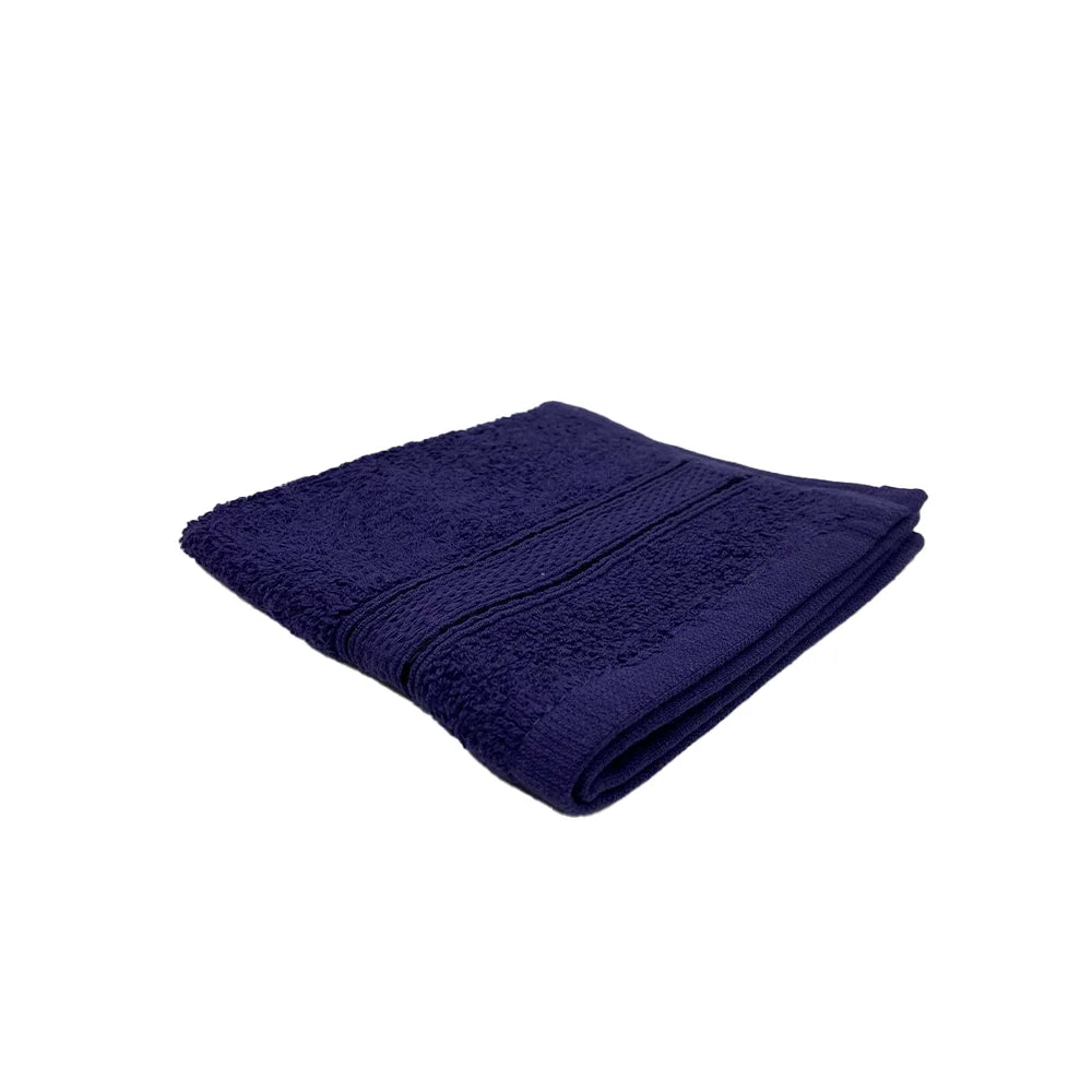 BYFT Daffodil Cotton Towel Navy Blue Luxury - Soft, Absorbent, Quick-Dry, 500 GSM Bath Towel Set