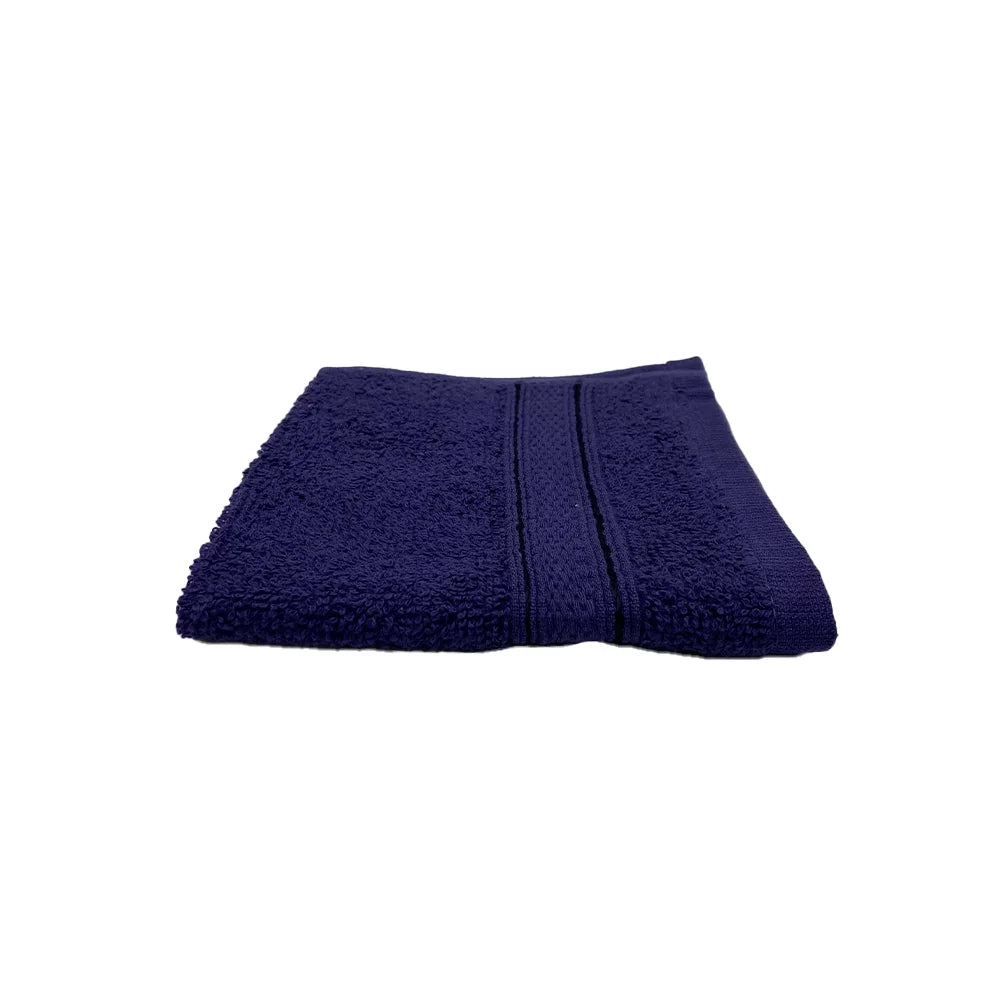 BYFT Daffodil Cotton Towel Navy Blue Luxury - Soft, Absorbent, Quick-Dry, 500 GSM Bath Towel Set