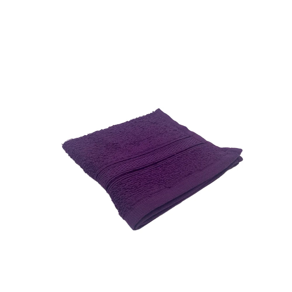 BYFT Daffodil Cotton Towel Purple Luxury - Soft, Absorbent, Quick-Dry, 500 GSM Bath Towel Set