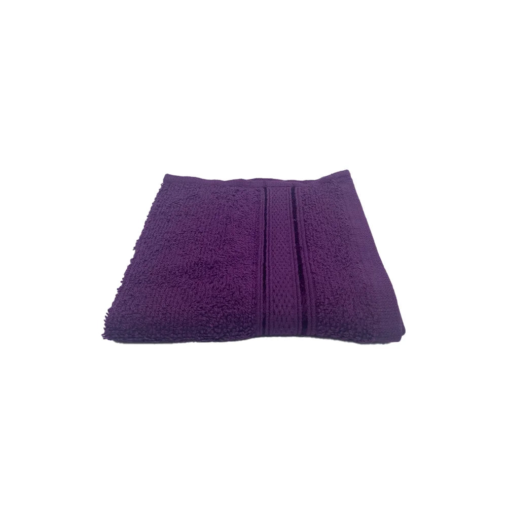 BYFT Daffodil Cotton Towel Purple Luxury - Soft, Absorbent, Quick-Dry, 500 GSM Bath Towel Set