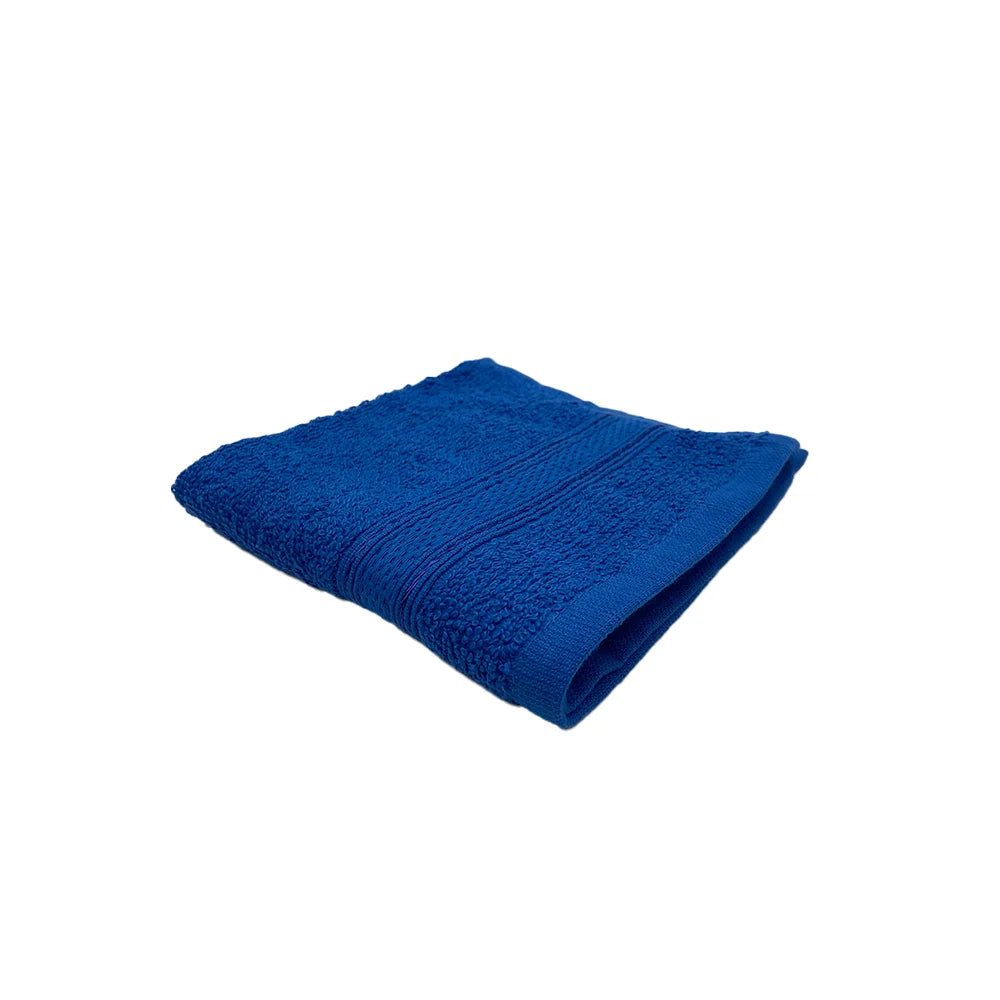 BYFT Daffodil Cotton Towel Royal Blue Luxury - Soft, Absorbent, Quick-Dry, 500 GSM Bath Towel Set