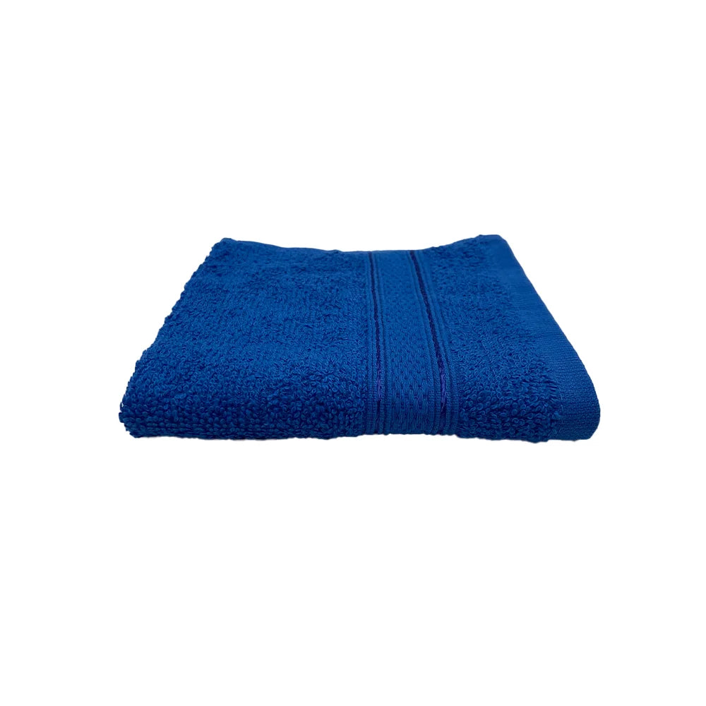 BYFT Daffodil Cotton Towel Royal Blue Luxury - Soft, Absorbent, Quick-Dry, 500 GSM Bath Towel Set