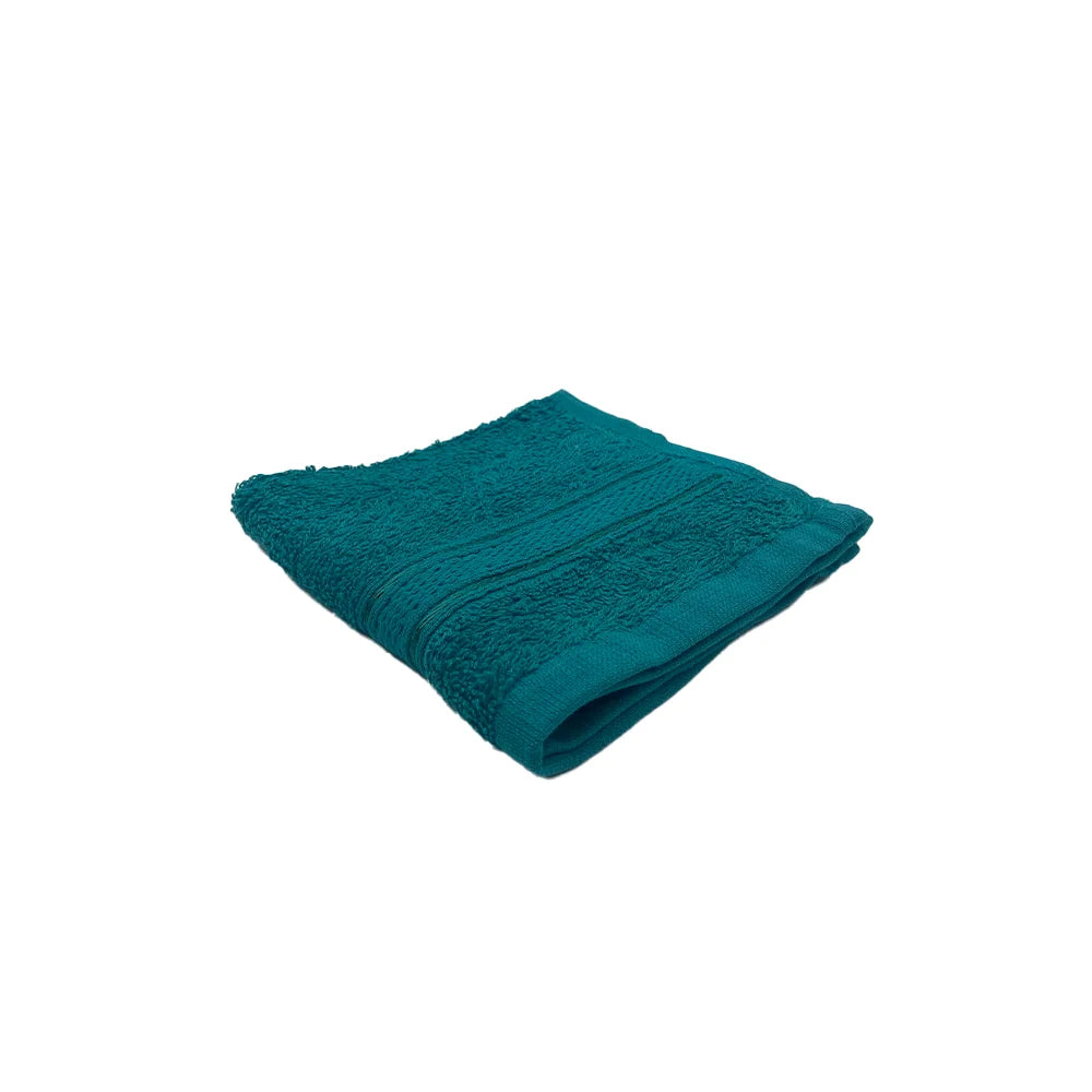BYFT Daffodil Cotton Towel Turquoise Blue Luxury - Soft, Absorbent, Quick-Dry, 500 GSM Bath Towel Set