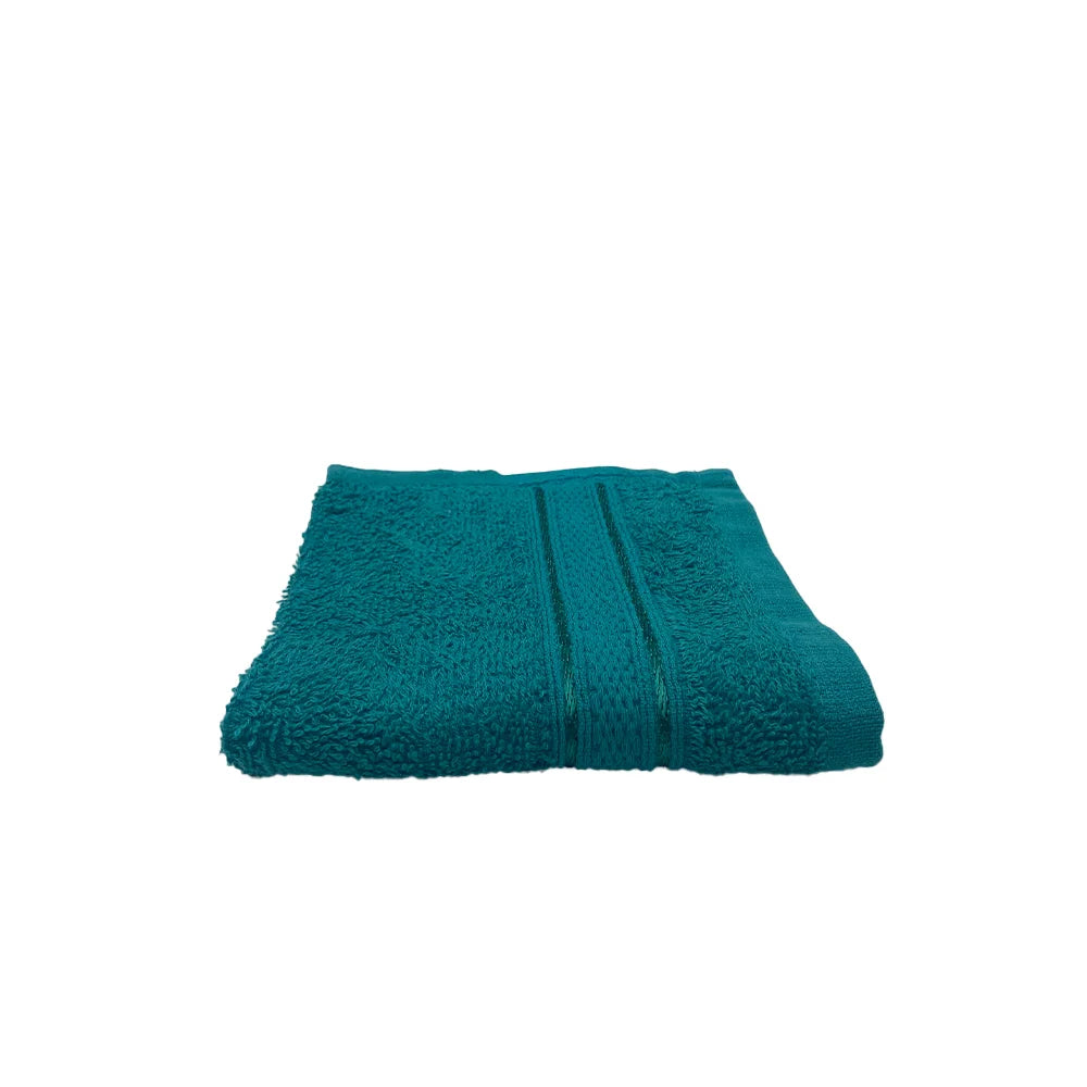 BYFT Daffodil Cotton Towel Turquoise Blue Luxury - Soft, Absorbent, Quick-Dry, 500 GSM Bath Towel Set