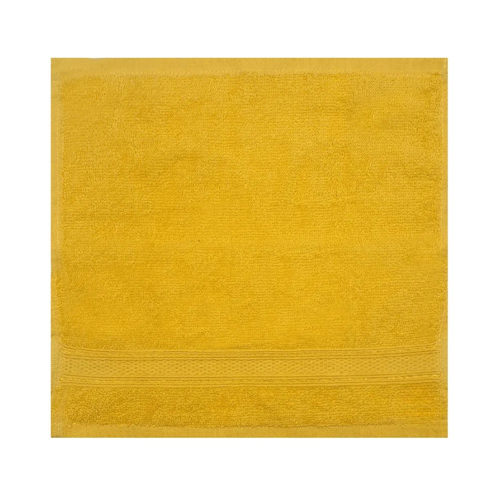 BYFT Daffodil Cotton Face Towel 30 x 30 Cm Luxury - Soft, Absorbent, Quick-Dry Towel