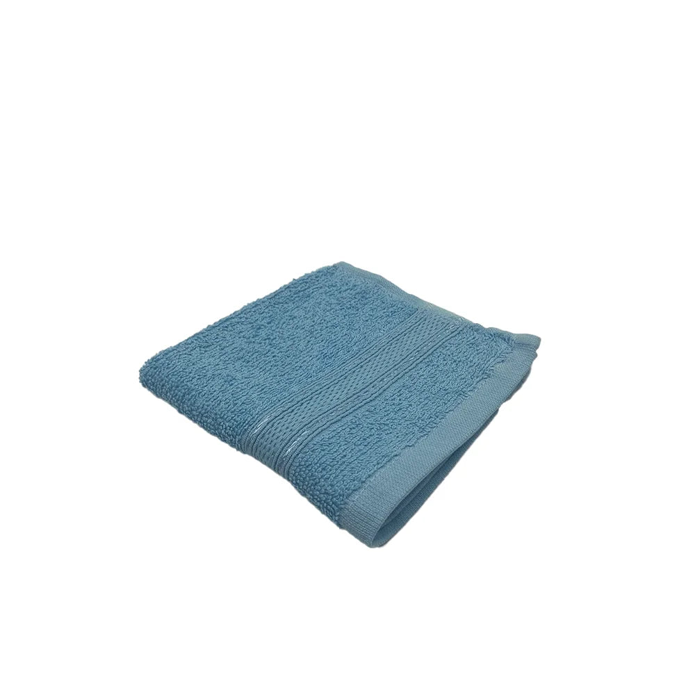 BYFT Daffodil Cotton Towel Light Blue Luxury - Soft, Absorbent, Quick-Dry, 500 GSM Bath Towel Set