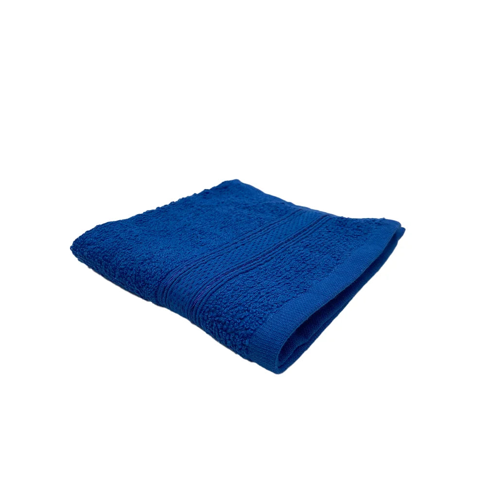 BYFT Daffodil Cotton Towel Royal Blue Luxury - Soft, Absorbent, Quick-Dry, 500 GSM Bath Towel Set