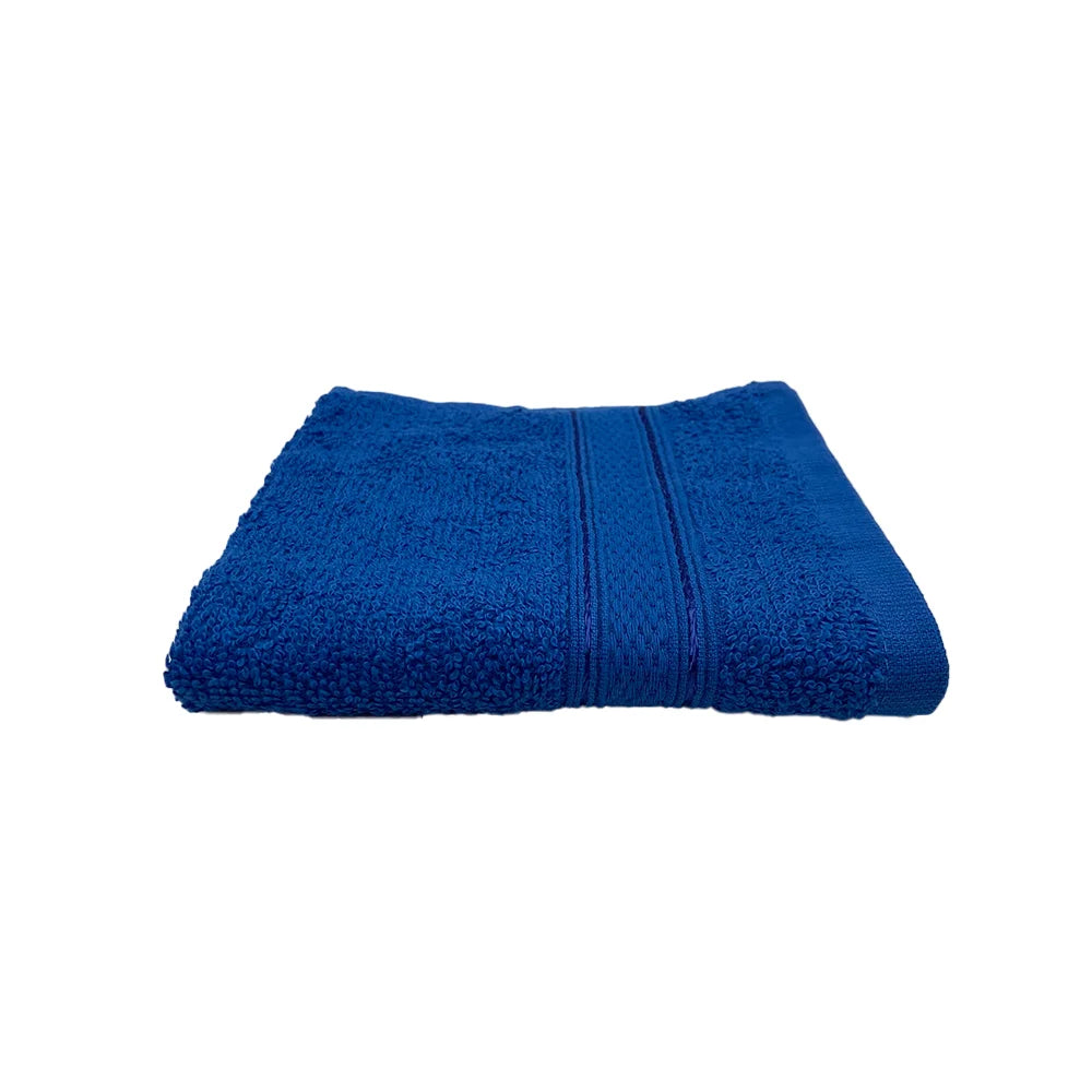 BYFT Daffodil Cotton Towel Royal Blue Luxury - Soft, Absorbent, Quick-Dry, 500 GSM Bath Towel Set