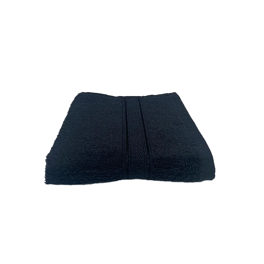 BYFT Daffodil Cotton Towel Black Luxury - Soft, Absorbent, Quick-Dry, 500 GSM Bath Towel Set