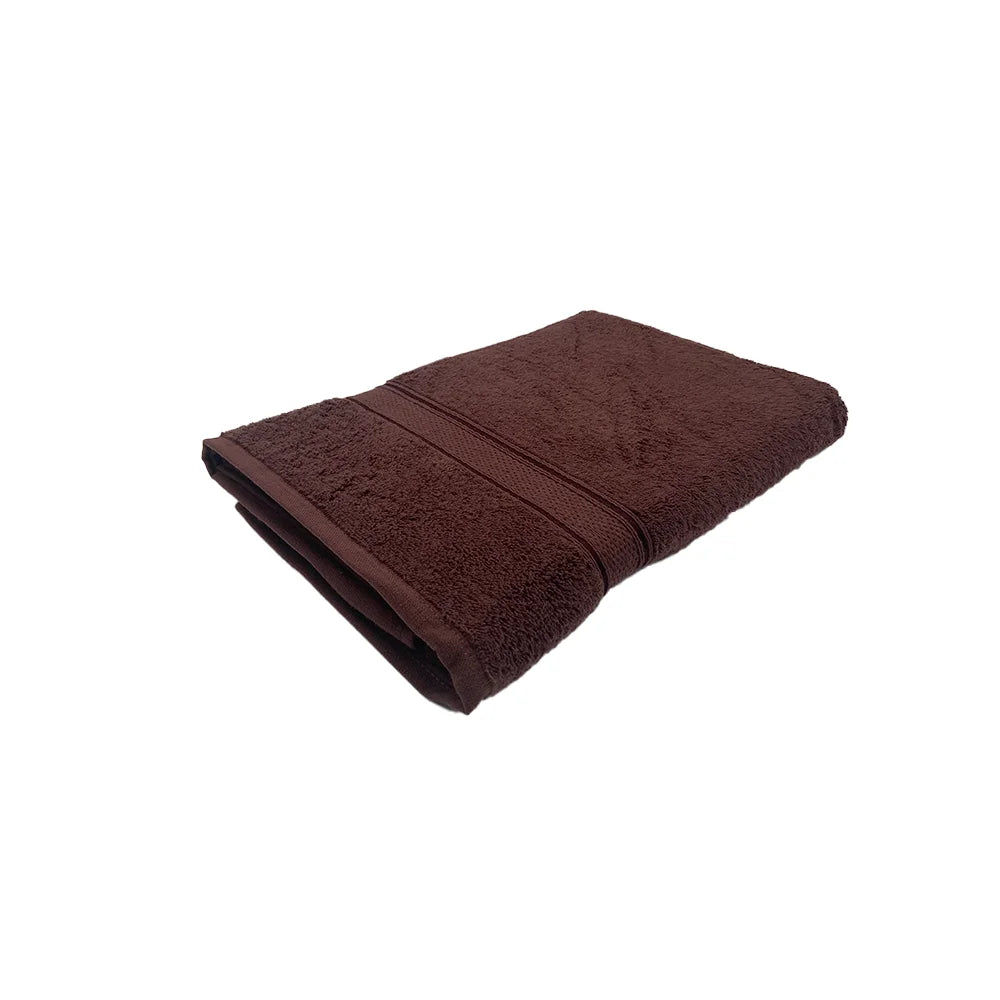 BYFT Daffodil Cotton Towel Brown Luxury - Soft, Absorbent, Quick-Dry, 500 GSM Bath Towel Set