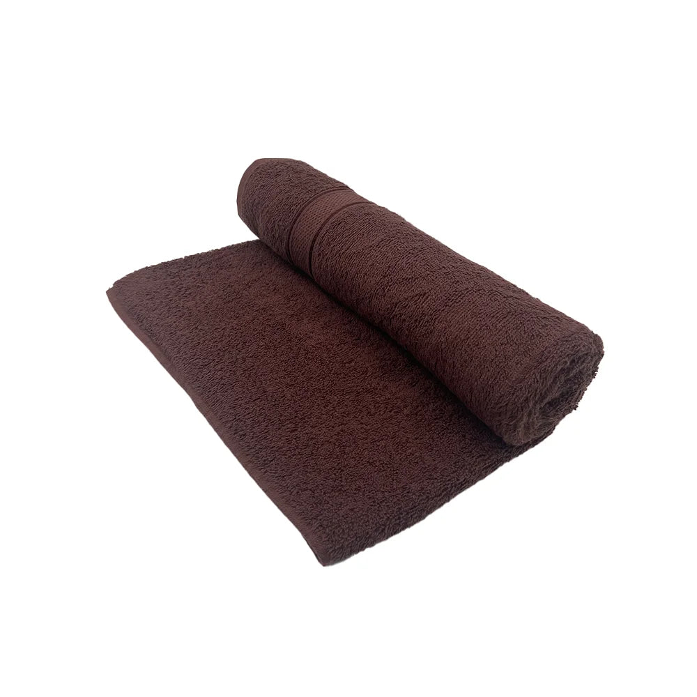 BYFT Daffodil Cotton Towel Brown Luxury - Soft, Absorbent, Quick-Dry, 500 GSM Bath Towel Set