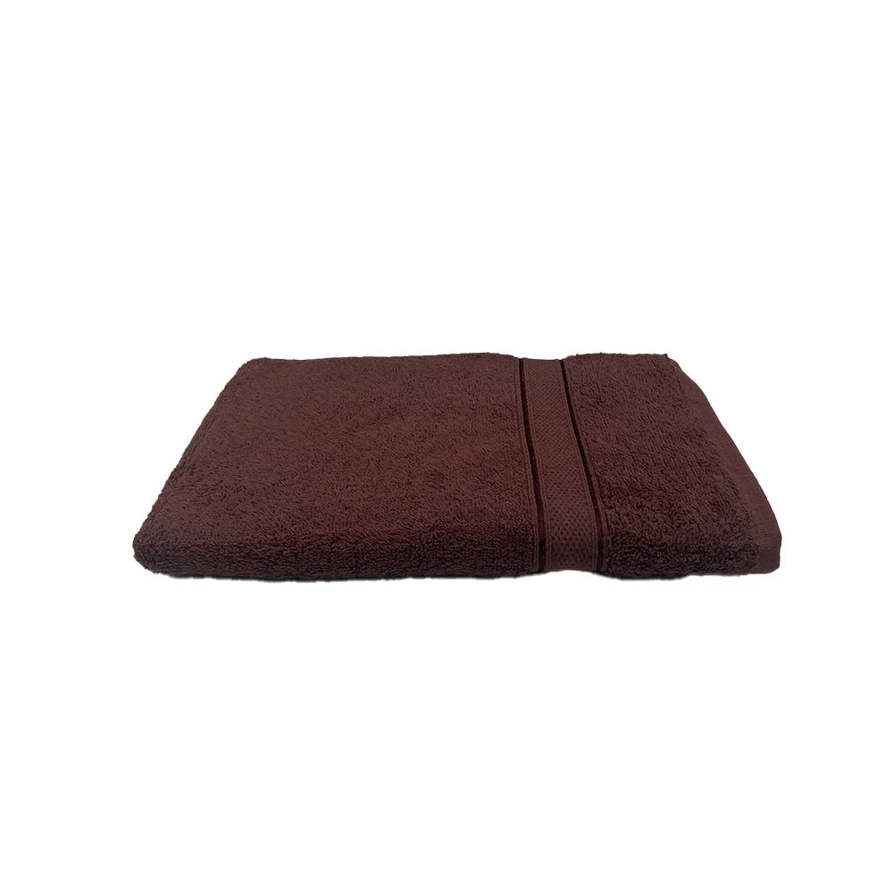 BYFT Daffodil Cotton Towel Brown Luxury - Soft, Absorbent, Quick-Dry, 500 GSM Bath Towel Set