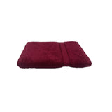 BYFT Daffodil Cotton Towel Burgundy Luxury - Soft, Absorbent, Quick-Dry, 500 GSM Bath Towel Set