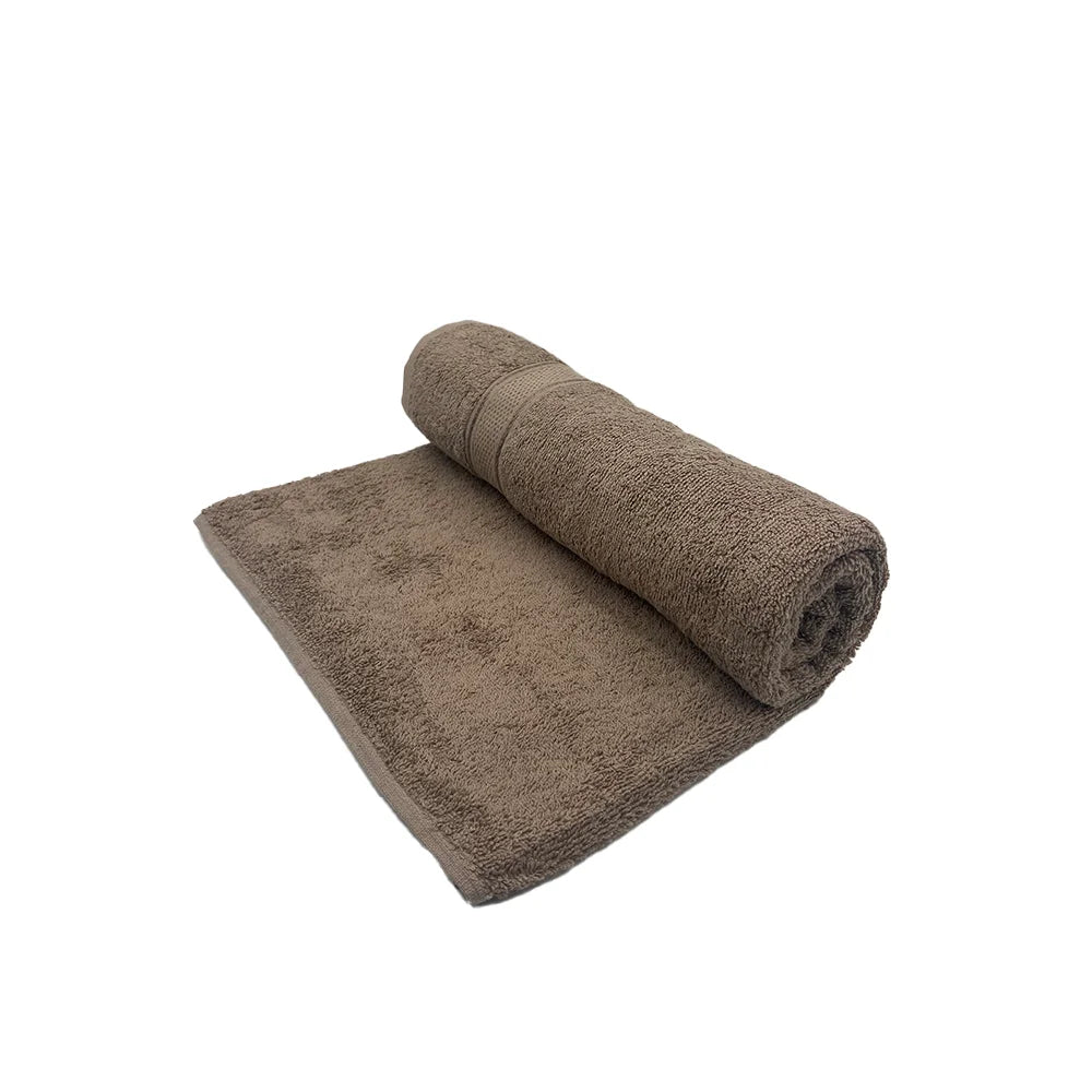 BYFT Daffodil Cotton Towel Dark Beige Luxury - Soft, Absorbent, Quick-Dry, 500 GSM Bath Towel Set