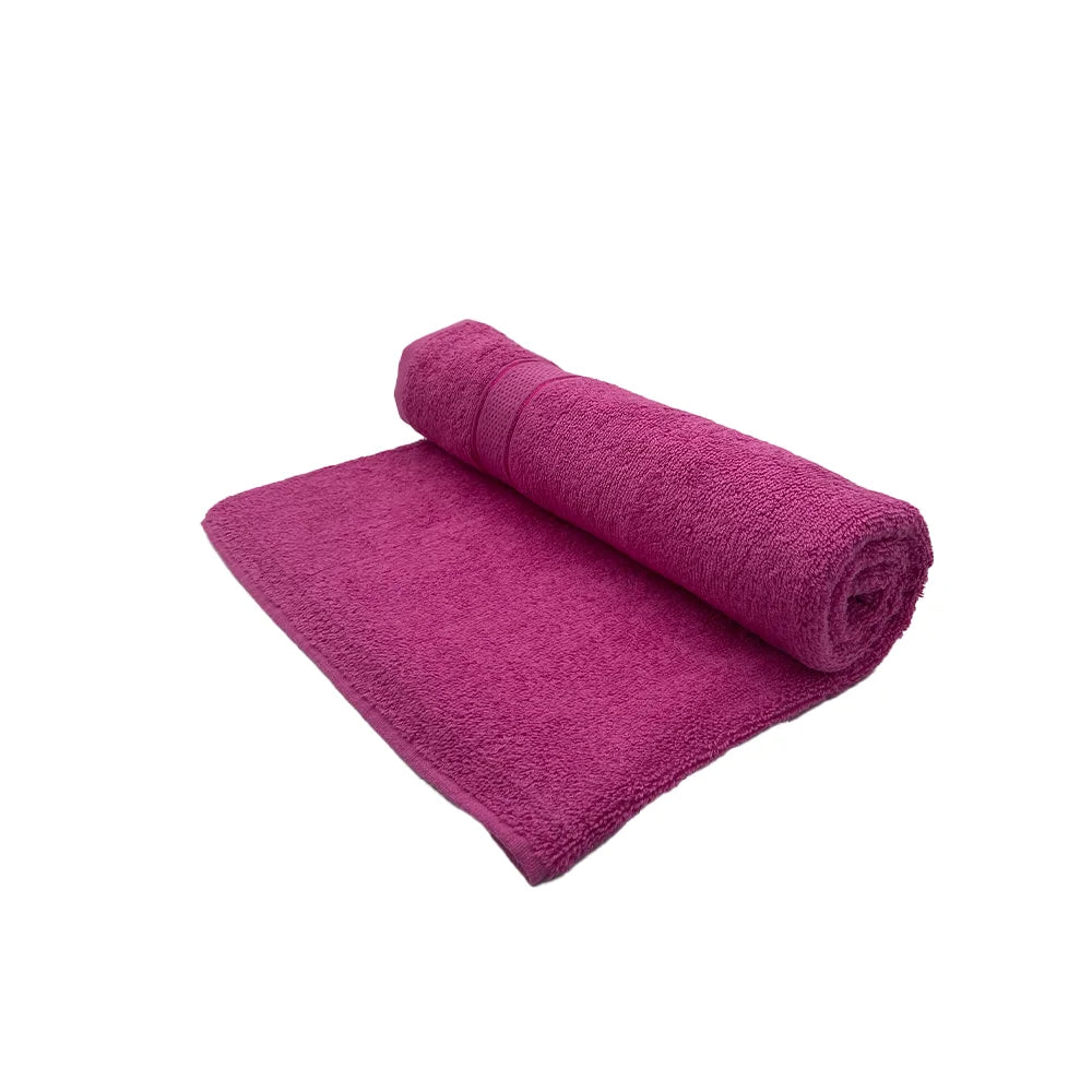 BYFT Daffodil Cotton Towel Fuchsia Pink Luxury - Soft, Absorbent, Quick-Dry, 500 GSM Bath Towel Set