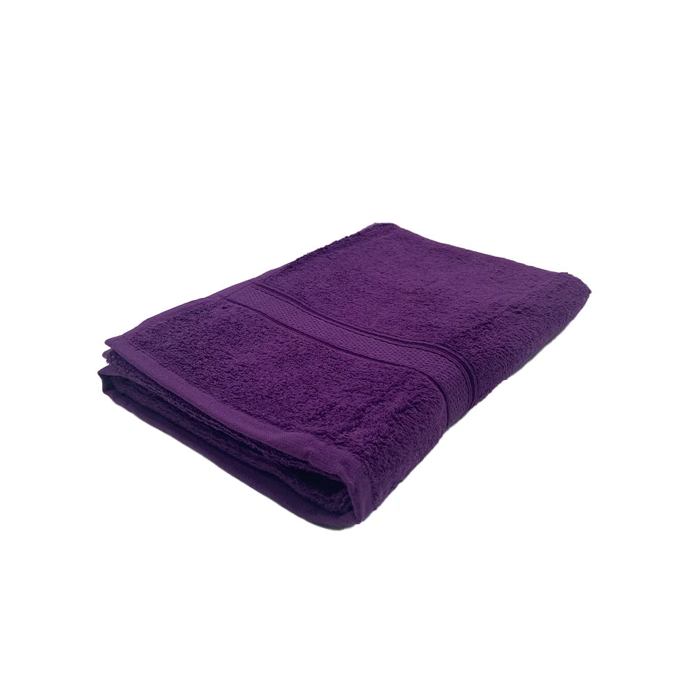 BYFT Daffodil Cotton Towel Purple Luxury - Soft, Absorbent, Quick-Dry, 500 GSM Bath Towel Set