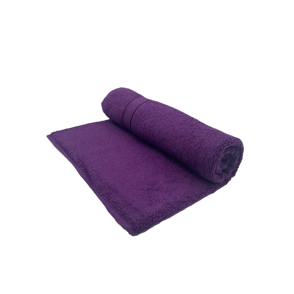 BYFT Daffodil Cotton Towel Purple Luxury - Soft, Absorbent, Quick-Dry, 500 GSM Bath Towel Set