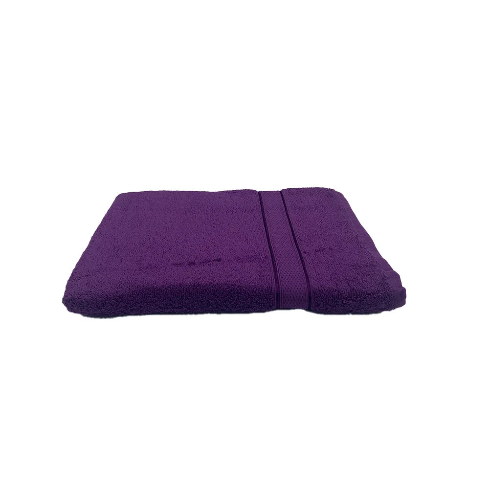 BYFT Daffodil Cotton Towel Purple Luxury - Soft, Absorbent, Quick-Dry, 500 GSM Bath Towel Set