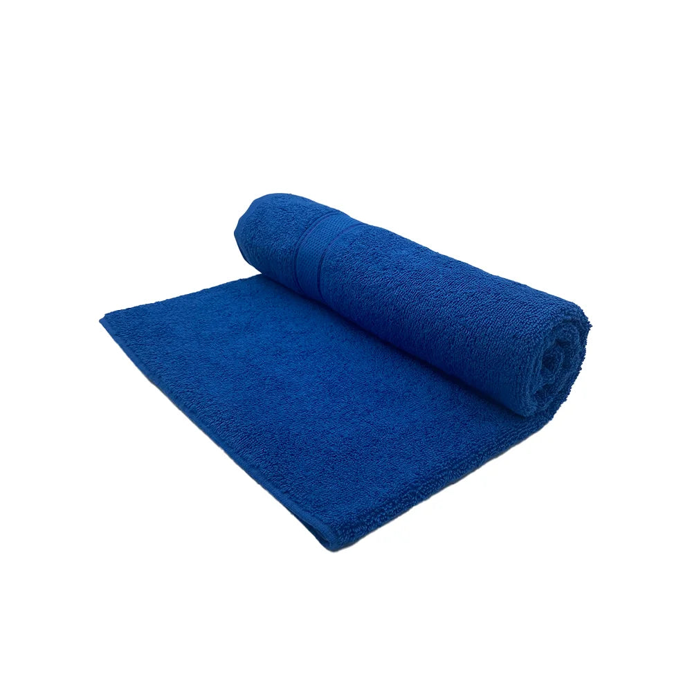 BYFT Daffodil Cotton Towel Royal Blue Luxury - Soft, Absorbent, Quick-Dry, 500 GSM Bath Towel Set