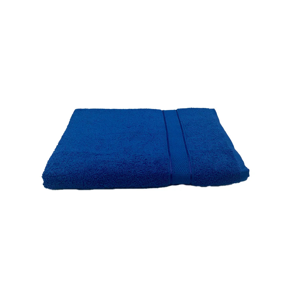 BYFT Daffodil Cotton Towel Royal Blue Luxury - Soft, Absorbent, Quick-Dry, 500 GSM Bath Towel Set