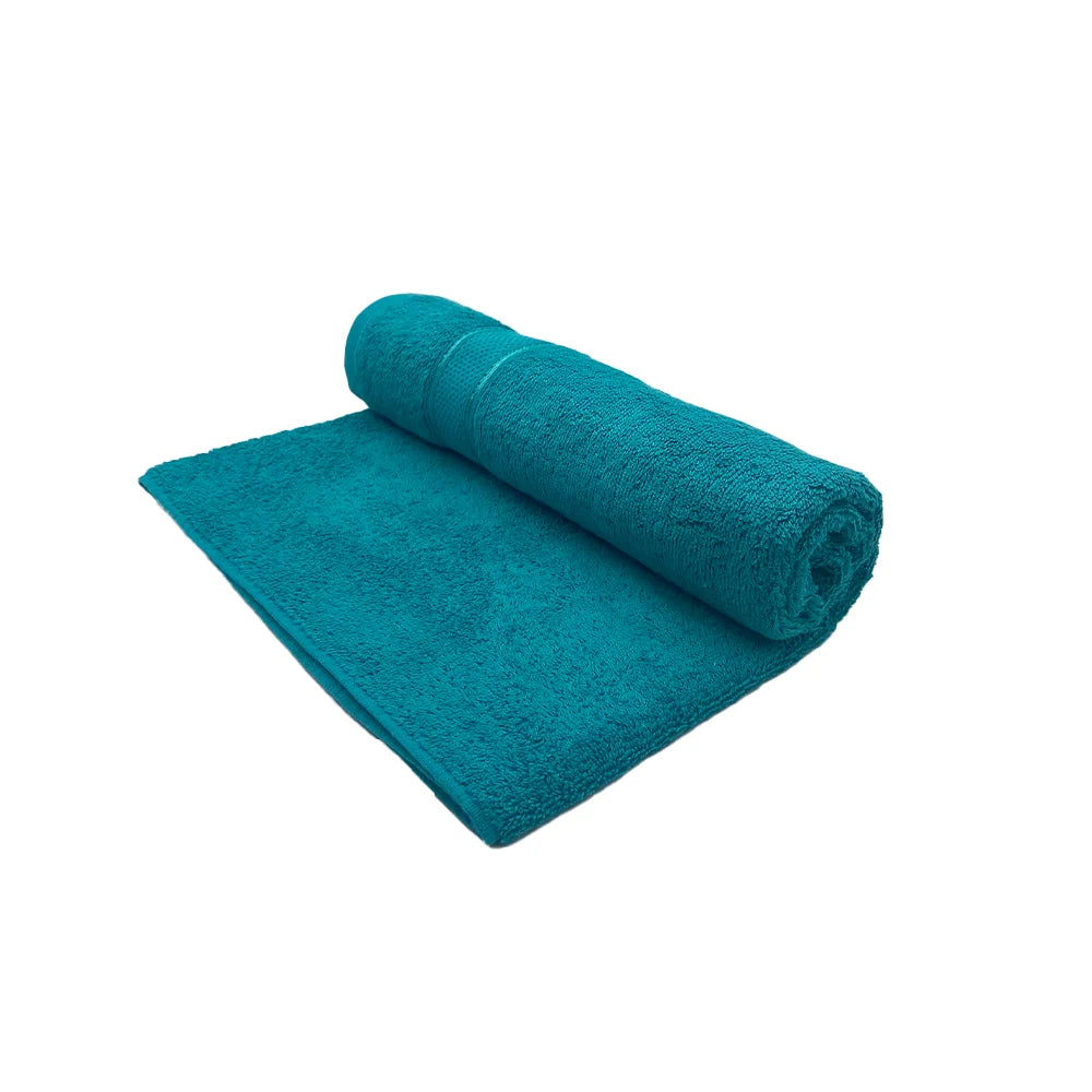 BYFT Daffodil Cotton Towel Turquoise Blue Luxury - Soft, Absorbent, Quick-Dry, 500 GSM Bath Towel Set