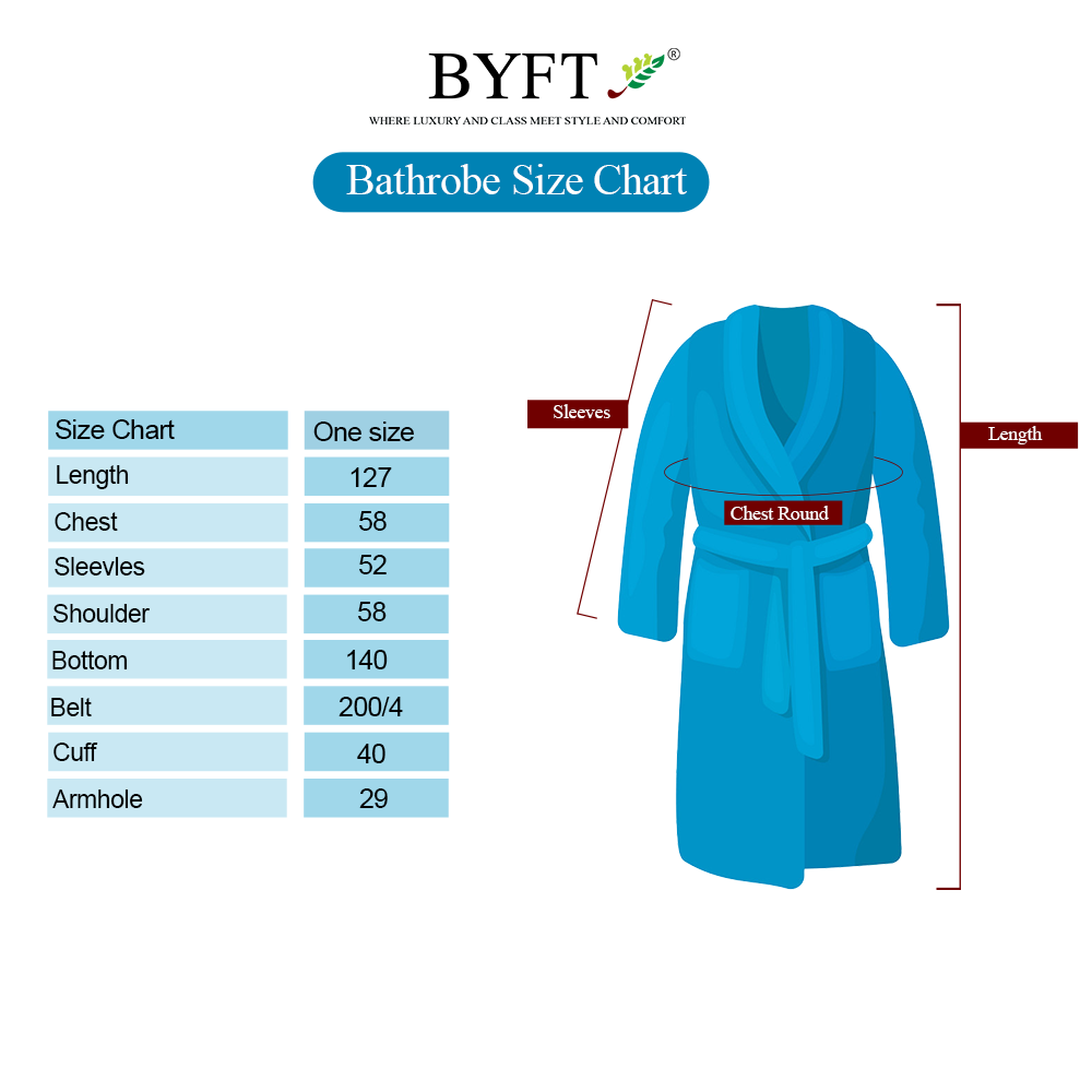 byft daffodil adult bathrobe highly absorbent quick dry premium quality bath linen
