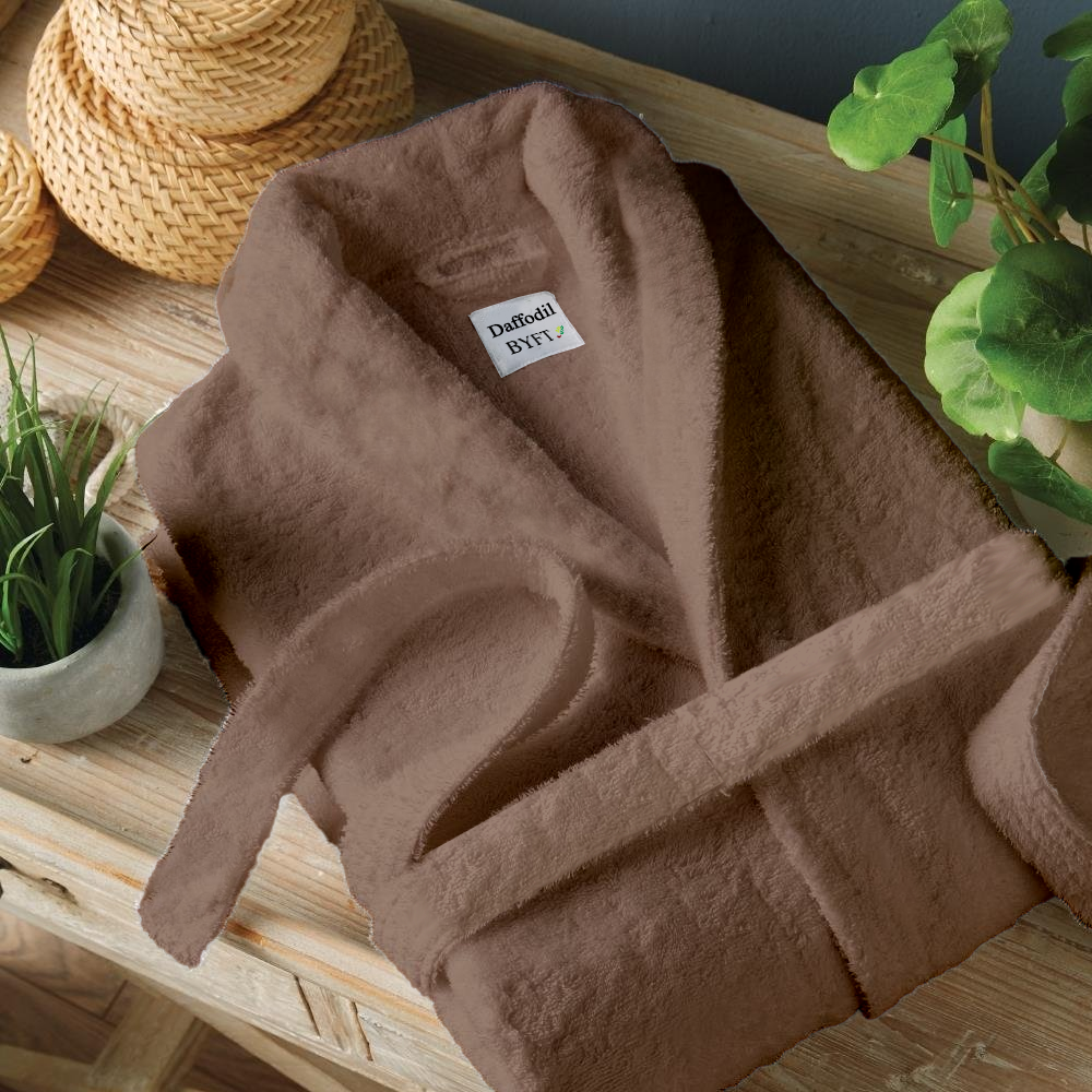 byft daffodil adult bathrobe highly absorbent quick dry premium quality bath linen