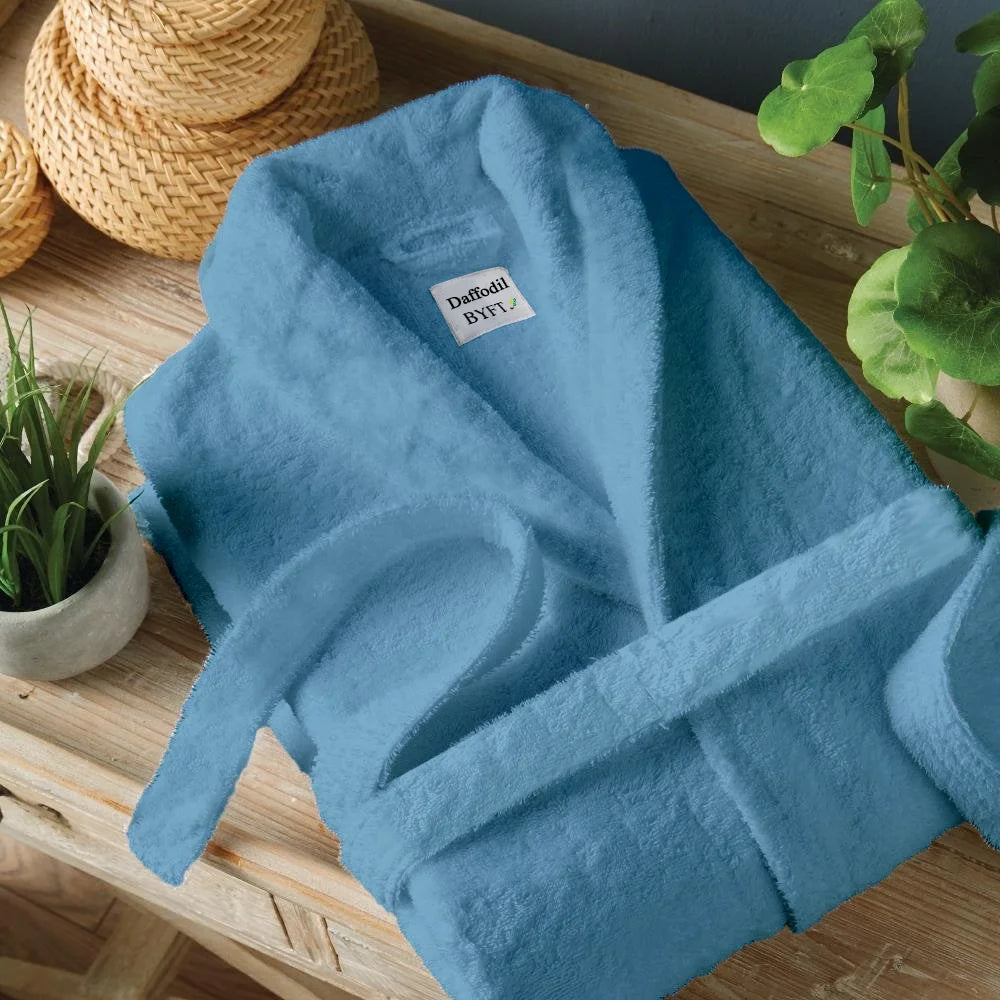 byft daffodil adult bathrobe highly absorbent quick dry premium quality bath linen