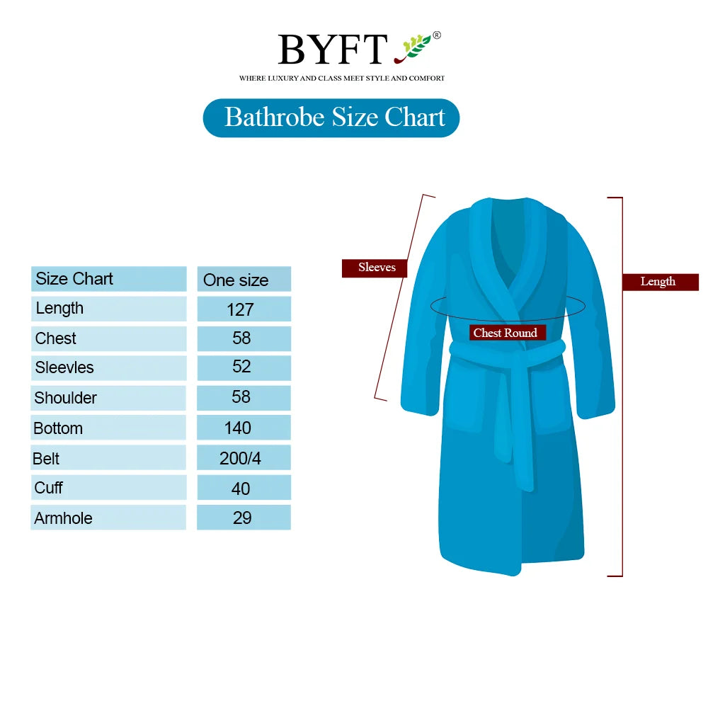 byft daffodil adult bathrobe highly absorbent quick dry premium quality bath linen