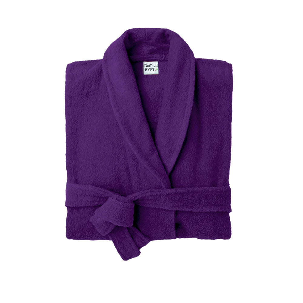 byft daffodil adult bathrobe highly absorbent quick dry premium quality bath linen