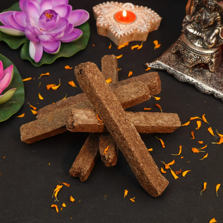 BYFT005727 D Viswa POOJA ESSENTIALS COW DUNG STICKS 10 PIECES B.webp