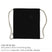 BYFT005745 BYFT Recycled Drawstring Bag Black 37 x 41 Cm Cotton 145 Gsm Set of 01 CSB 09 RE BLK.webp