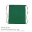 BYFT005747 BYFT Recycled Drawstring Bag Green 37 x 41 Cm Cotton 145 Gsm Set of 01 CSB 09 RE GRE.webp