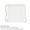 BYFT005752 BYFT Recycled Drawstring Bag White 37 x 41 Cm Cotton 145 Gsm Set of 01 CSB 09 RE WHT 1.webp