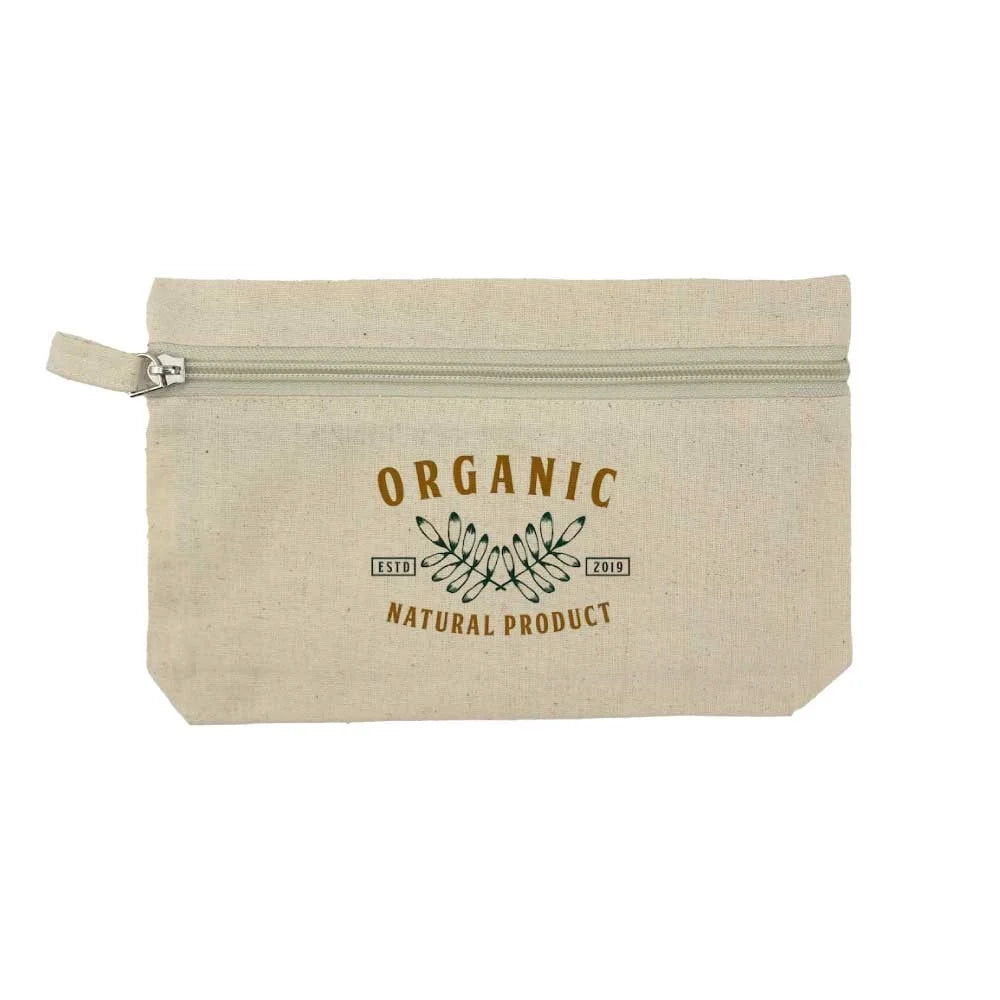 BYFT005760 BYFT Natural Cotton Pouches with front zipper closure Set of 01 PCH 008 NAT B.webp