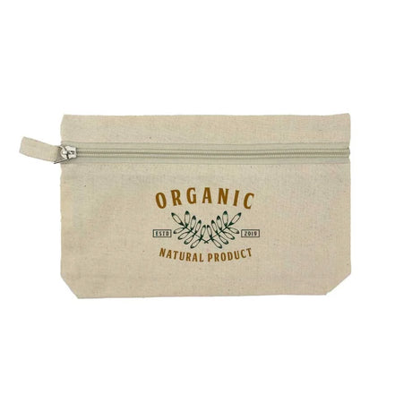 BYFT005760 BYFT Natural Cotton Pouches with front zipper closure Set of 01 PCH 008 NAT B.webp