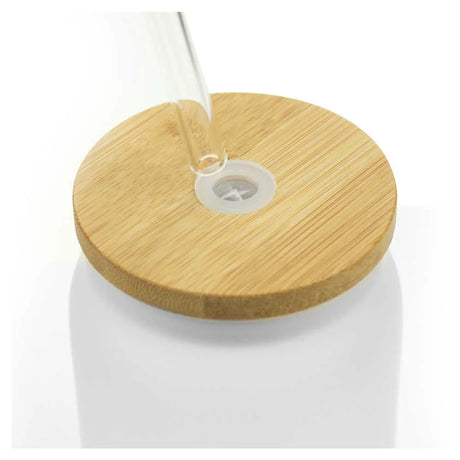 BYFT005766 BYFT Glass Bottle with Straw and Bamboo Lid 455 Ml Set of 01 TM 035 FRS A.webp