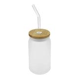 BYFT005766 BYFT Glass Bottle with Straw and Bamboo Lid 455 Ml Set of 01 TM 035 FRS B.webp
