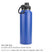 byft doube wall matt finish stainless steel bottle 38 oz