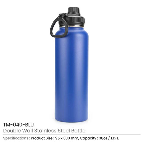 byft doube wall matt finish stainless steel bottle 38 oz