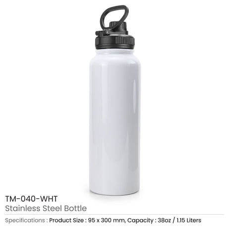 byft doube wall matt finish stainless steel bottle 38 oz
