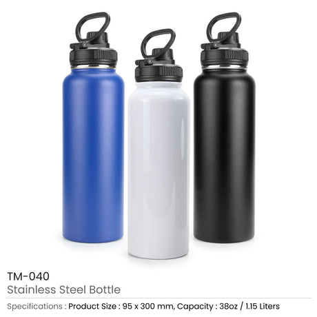 byft doube wall matt finish stainless steel bottle 38 oz