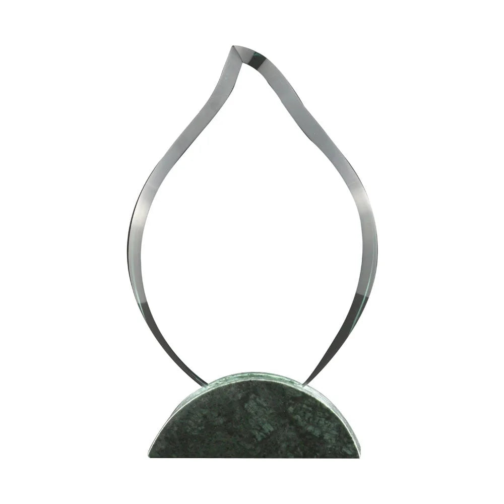 BYFT005773 BYFT Flame Shaped Crystal and Marble Award Set of 01 CR 34 A.webp