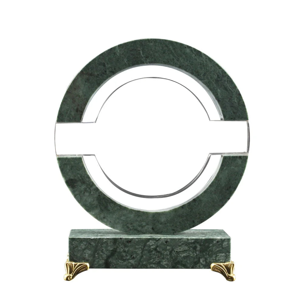 BYFT005775 BYFT Round Shaped Crystal and Marble Award Set of 01 CR 39 A.webp