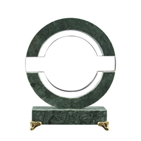 BYFT005775 BYFT Round Shaped Crystal and Marble Award Set of 01 CR 39 A