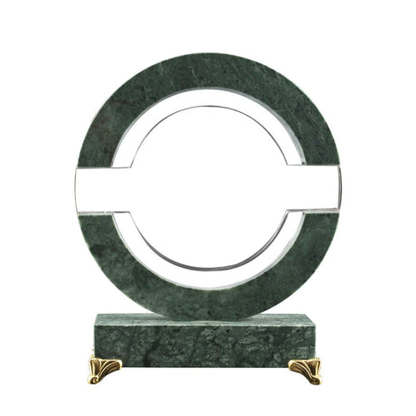 BYFT005775 BYFT Round Shaped Crystal and Marble Award Set of 01 CR 39 A.webp