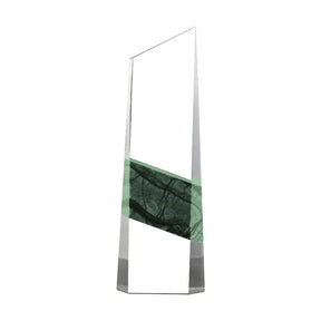 BYFT005776 BYFT Vertical Shaped Crystal and Marble Award Set of 01 CR 36 A